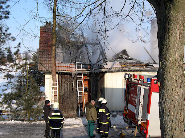 Požár v Borovnici